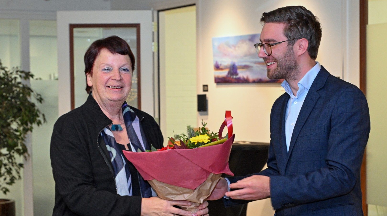 Nieuwe expositie door Lida Hofstede in gemeentehuis Stede Broec