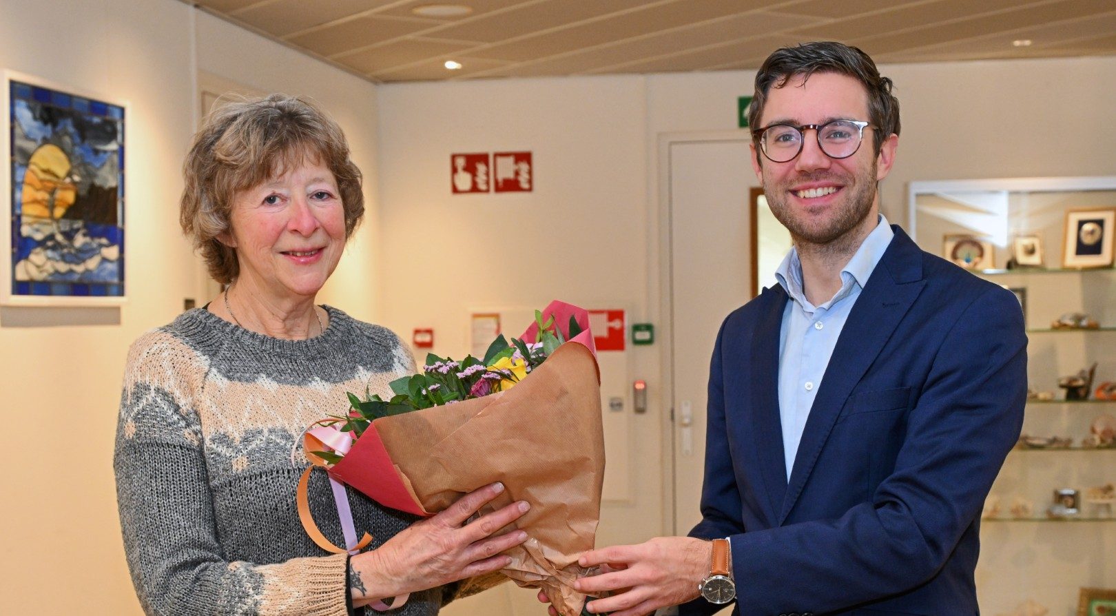 Nieuwe expositie gemeentehuis door Kathy Jonk