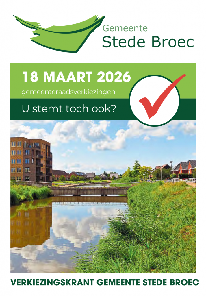 Voorkant verkiezingskrant