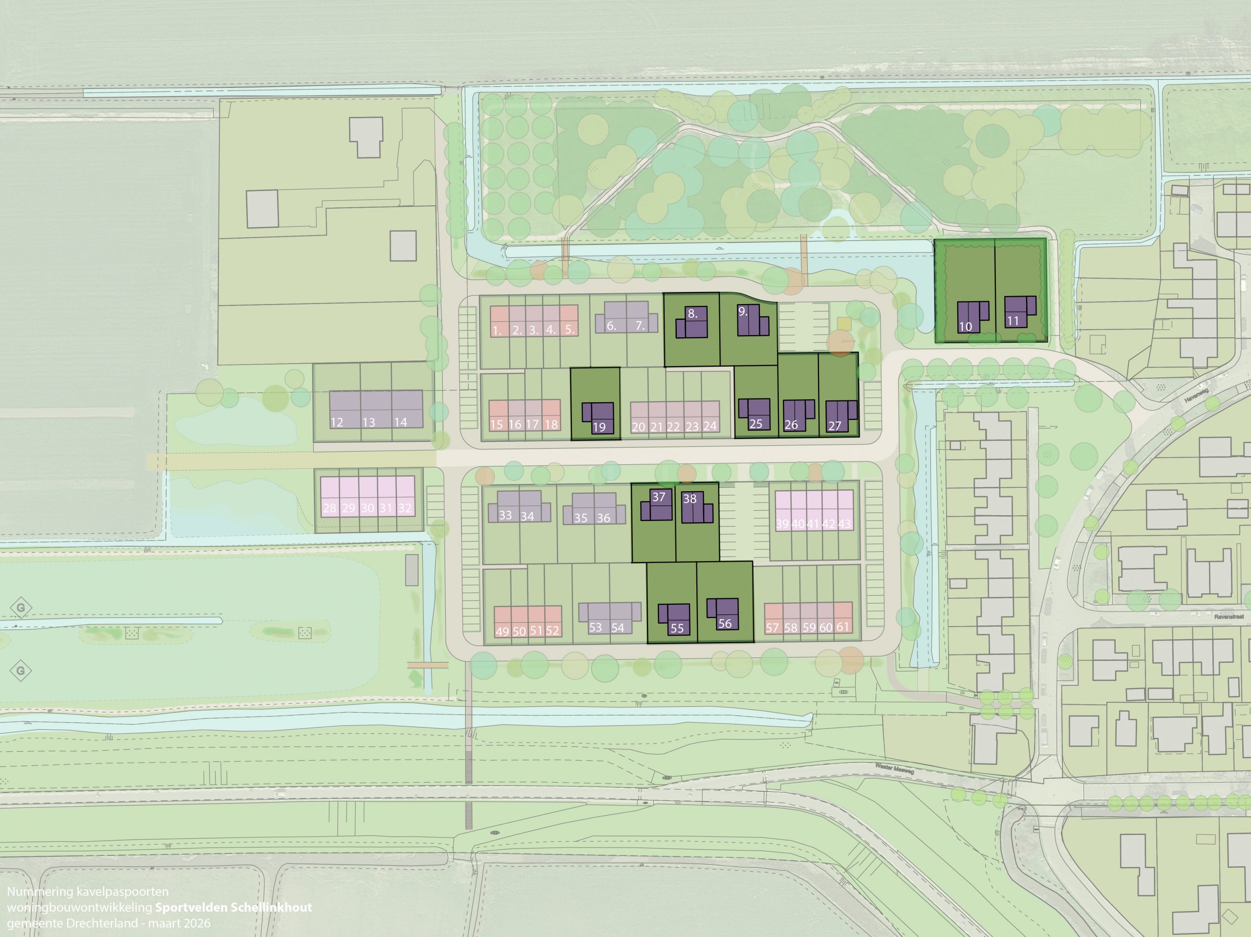 Start verkoop vrije kavels woonplan De Schelling in Schellinkhout