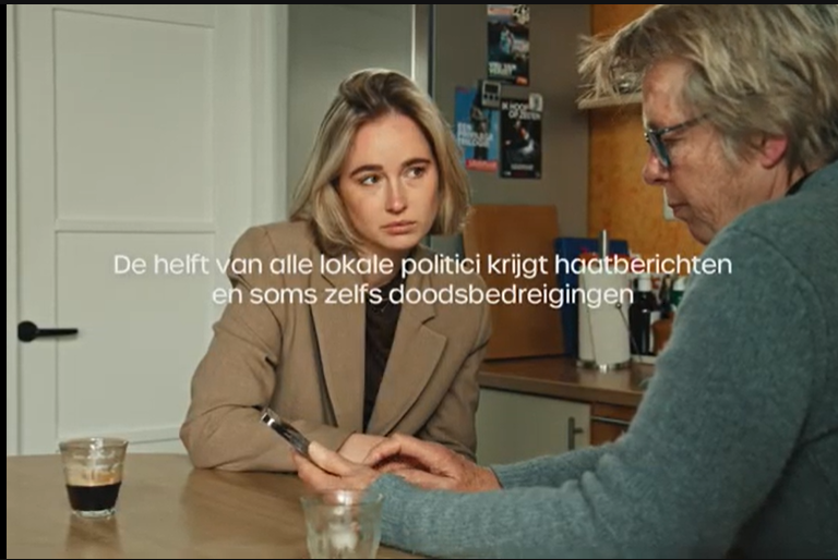 Burgemeester Diepstraten steunt campagne tegen bedreiging politici: ‘Achter elke zetel schuilt een m